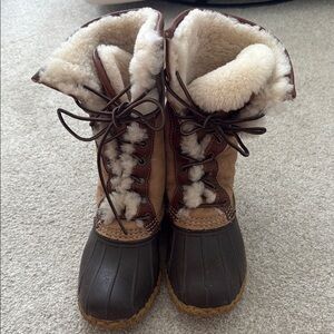 L.L.Bean Women's Shearling-Lined Winter Boots